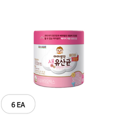 롯데웰푸드 파스퇴르 베이비 생유산균 신생아부터 섭취가능 120g, 6개