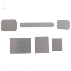 사각철판 부착식 1P 스텐철판, 25x15mm