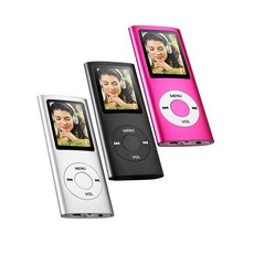 輕巧高音質MP3音樂播放器，多色可選，支援記憶卡擴充，長效續航，隨身音樂首選, Black, VT300(黑色)