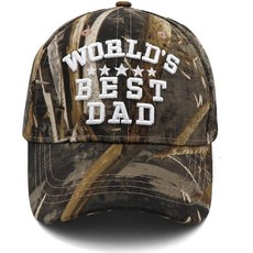 남성용 볼캡 엄마와 딸 아들 월드의 아버지의 날 아빠 선물 아버지 아빠를 위한 최고의 세계 - 카모 165339
