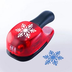 우표 모양 펀칭기 원형 핸드메이드 프레임 대형 페스티벌, 1개, 대형 대형 눈송이