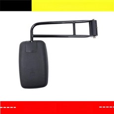 화물차 사이드미러 중장비 지게차 반사경 후방거울 백미러 대형버스, 1개, 볼 헤드 2개 브래킷 2개, 기본 색상