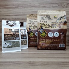 陸龜飼料 龜仙糧 烏龜飼料 烏龜 陸龜 蘇卡達, 1個, 小顆粒(250g) 幼龜食用