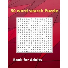 50 word search Puzzle Book for Adults: Fun & easy Puzzle Games for Adults Paperback, Independently Published
