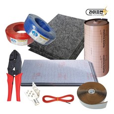 PTC 필름난방 셀프시공 전기난방 바닥난방 히팅 설비 부자재 모음, 필름시공_필름 단열재 1M x 1M