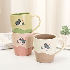 卡通可愛洗漱口杯家用刷牙杯子情侶牙刷杯牙杯, 【3個裝】顏色各1個, 1個