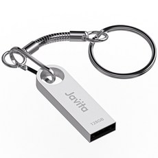 자비타 USB 메모리 카드 실버, 1개, 128GB 1개, 128GB