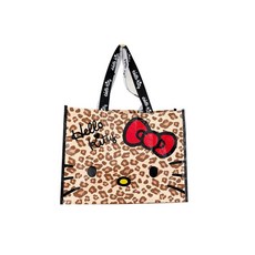 산리오헬로키티 호피 타포린백, 브라운호피페이스, 1개