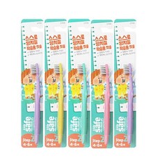 키즈 세이프 유아칫솔 2단계, 랜덤 발송, 1개입, 5개