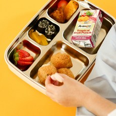 데일리라이크 봉봉 스텐 식판 01-03, 01오트, 1개