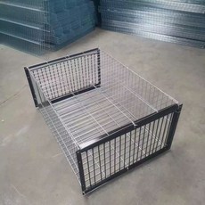 조류 덫 비둘기 탈출불가 새장 야생동물 잠금 포획틀, 1개, 블랙 강화형 40 40 26 2면수입