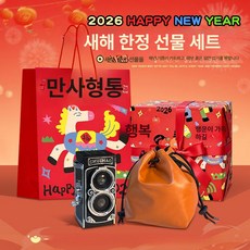 복고 미러리스 고화질 입문용 전후면 브이로그 듀얼 셀카, 1개, 신년 한정판 포장 A