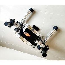 Goedrum 10" 網狀電子大鼓 / 大鼓獨立座 / 不含踏板 / 適用各廠牌音源機, 1個, 黑