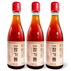 시장쏙 전연화 참기름, 3개, 300ml
