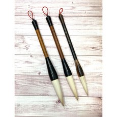 正大筆莊 天龍/地虎/瑪瑙 毛筆三支組 台灣製純手工揮毫大筆 書法國畫適用, 1個