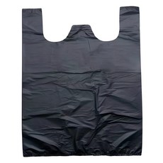 Woni's 黑色附提把塑膠袋, 13L, 300個