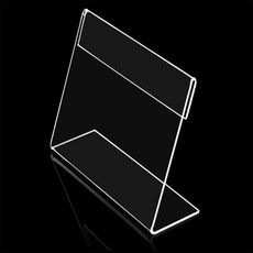 로즈비에 아크릴 테이블 게시판 15x10cm 가로 안내판