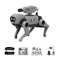 원격 제어 기계 조립 모델 선물, 1개, 1. Silvery