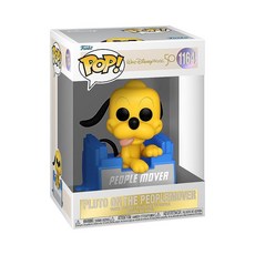 [5] Funko 팝 디즈니 월트 디즈니 월드 50주년 피플 무버의 미니 마우스 멀티컬러, People Mover Pluto w/풍선