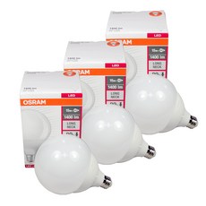 오스람 램프 LED 볼전구 12W * 3개, 주광색