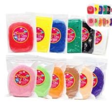 글로벌이지 이지 폼클레이 12색 지퍼백 포장 500g, 파랑