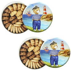 Jenny Bakery 珍妮曲奇 聰明小熊綜合曲奇餅 4種口味, 2盒, 640g