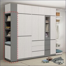 2尺二門收納櫃 收納衣櫃 儲物衣帽間 書櫃 書架 展示櫃【163B4006】163-M312