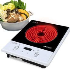 1구 하이라이트 싱글 가정용 휴대용 전기 하이라이트 간편 쿡탑 플레이트 이동식 인덕션 기구 전열