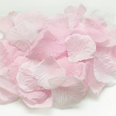 꿈처럼 플라워샤워 브라이덜샤워 웨딩촬영 꽃잎 1000장, 1개, 화이트+연핑크