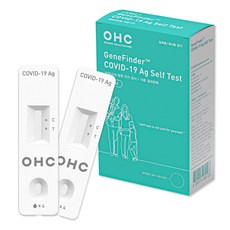 OHC 오상헬스케어 코로나 신속 항원 자가검사 키트 2개입, 1개