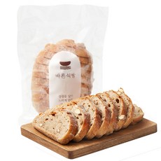 바른식방 견과류 통밀 깜빠뉴 (유기농 통밀), 400g, 1개