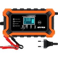 호환Nc101 자동차 배터리 충전기 스마트 트리클 12V 6A 유지기 탈황기 온도 보정 기능 포함, 01 12V용, 01 유럽 ​​연합, 01 Red