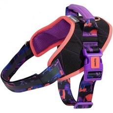 강아지 하네스 중형견 앞섬방지 가슴줄 zee dog ジードッグ FLY ハーネス TREKK S, 코트, XS