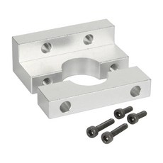 Hotend 고정 블록 3D 프린터 부품 압출기 V6 용 나사 키트가있는 엔드 홀더 CR10 Ender3, 01 은, Color: 4. 실버