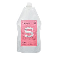 데미 우에보 잇펌 히트S 손상모용 셀프 다운펌 매직 스트레이트 파마약, 1개, 400ml