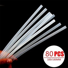 자동차 덴트 무도장 수공구 투명 핫멜트 글루건 스틱 DIY 도구 7mm x 100mm 190mm 50 (길이-100mm), 1개
