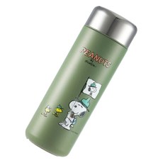 코렐 스냅웨어 피넛츠 SPP 회전뚜껑 보온병, 1개, 그린, 500ml