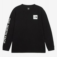 [정품] 노스페이스 THE NORTH FACE TNF 코어 EX 긴팔 티셔츠 NT7TR59A BLK {균일가 딜}, 085(XS)