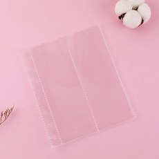 A6 반짝이 포토 카드 바인더 25 시트 포켓 2x6 인치 사진 스트립 용 100 장 북마크 부스 프레임 앨범, 10 Pcs inner pages