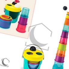 기린 컵쌓기 모레놀이