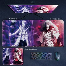나루토 마우스 패드 애니메이션 게임 2차원 크리 에이 티브 데스크 키보드 맞춤형 만화 도매, 02 800X300X3, 26 NARUTO-05