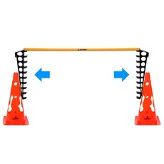 축구훈련용 허들 사다리 허들콘 허들바 별매, 본품