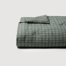 JAJU 소프트 극세사 피치스킨 차렵이불_Q_돌담카키 529384