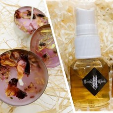 藥魂 桃花蠟燭慾望熱情蠟燭好運蠟燭淨化噴霧組合 招桃花 生日禮物 交換禮物 聖誕禮物, 1個