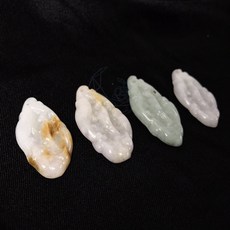 мσσи_нασ 翡翠觀音吊飾 4入組 吉祥平安掛飾