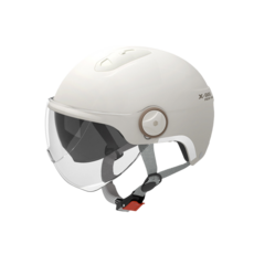 SUUNI 인증 여름 전기차 오토바이 헬멧 사계절 공용 여름 반모 안전모 헬멧, 흰색