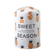 mina百貨 加高立體保溫飯菜罩 加厚飯菜罩 湯鍋包溫罩 鋁箔包溫罩 防水防油汙 摺疊收納, 1個, 鳳梨