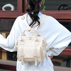 BAREPRESSO 多功能USB媽咪包, 杏色10L 肩帶