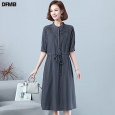 DFMEI 원피스 슬림핏 반팔