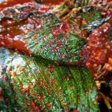 한정수량 향이 진한 생깻잎 무침 500g 할인판매, 1개